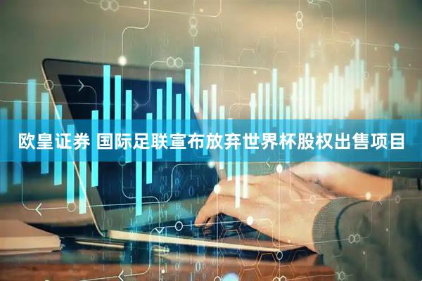欧皇证券 国际足联宣布放弃世界杯股权出售项目